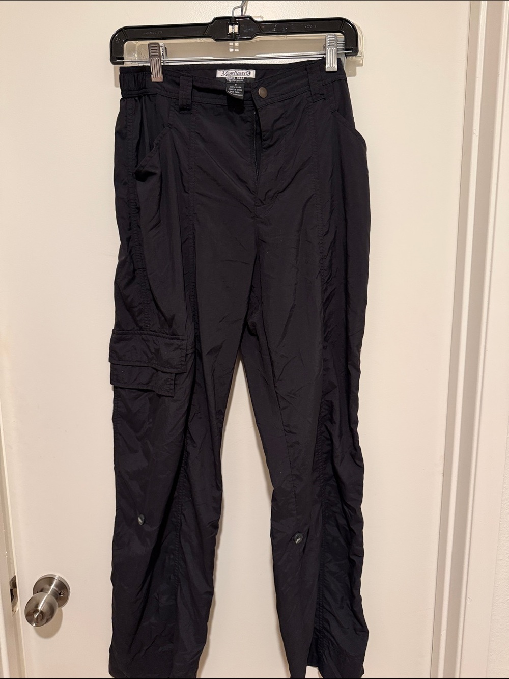 Magellan Outdoors Women’s Black Cargo Pants with Utility Pockets